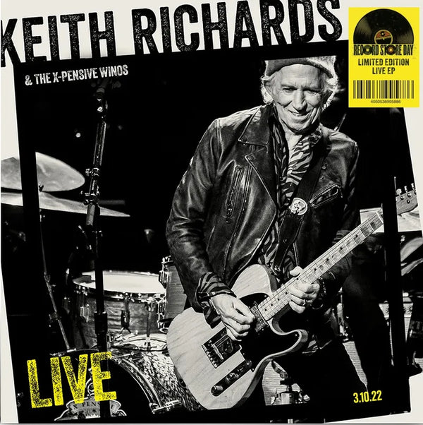 Keith Richards & The X-Pensive Winos - Live 3.10.22 [Red 12" EP]