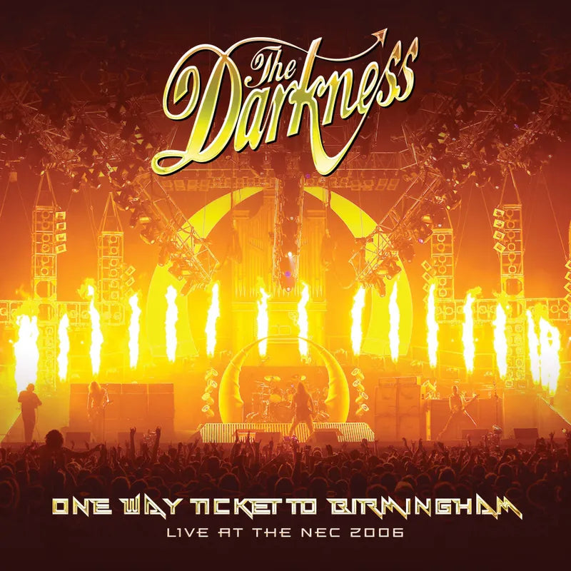 The Darkness - One Way Ticket to Birmingham (Live at the NEC) (2LP, Red & Yellow Marbled Vinyl)