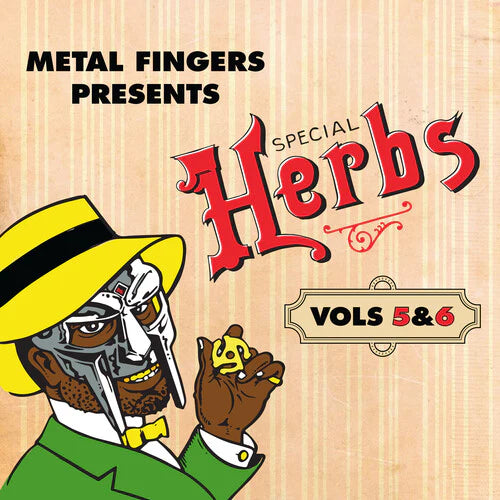 MF Doom- Metal Fingers Presents: Special Herbs Vol. 5 & 6 (2LP, Apple Red Vinyl) PRE-ORDER - Out 9/5/25