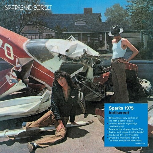 Sparks - Indiscreet : 50th Anniversary (Tiger's Eye Marbled Vinyl) PRE-ORDER - Out 10/10/25