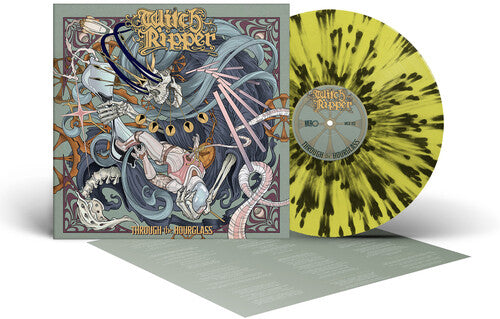 Witch Ripper - Through The Hourglass (Yellow Black Splatter Vinyl) PRE-ORDER - Out 4/10/26