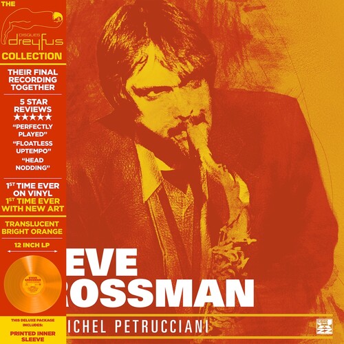 Steve Grossman With Michel Petrucciani (Orange Vinyl) PRE-ORDER - Out 6/26/26