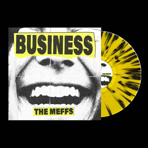 The Meffs - Business (Yellow Black Splatter Vinyl) PRE-ORDER - Out 9/11/26