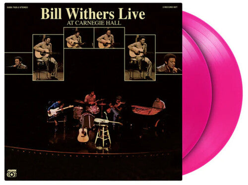 Bill Withers -  Live at Carnegie Hall (2LP, Translucent Magenta Vinyl) PRE-ORDER - Out 7/3/26