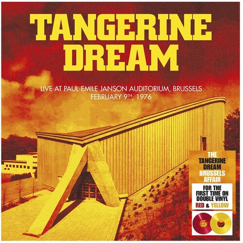 Tangerine Dream - Brussels 1976 (2LP, Red Yellow Vinyl) PRE-ORDER - Out 7/31/26
