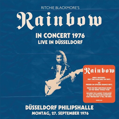 Rainbow - In Concert 1976 Live In Dusseldorf (3LP, Orange) PRE-ORDER - Out 6/26/26