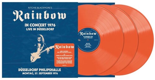 Rainbow - In Concert 1976 Live In Dusseldorf (3LP, Orange) PRE-ORDER - Out 6/26/26