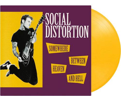 Social Distortion - Somewhere Between Heaven and Hell (Yellow Vinyl) PRE-ORDER - Out 7/24/26