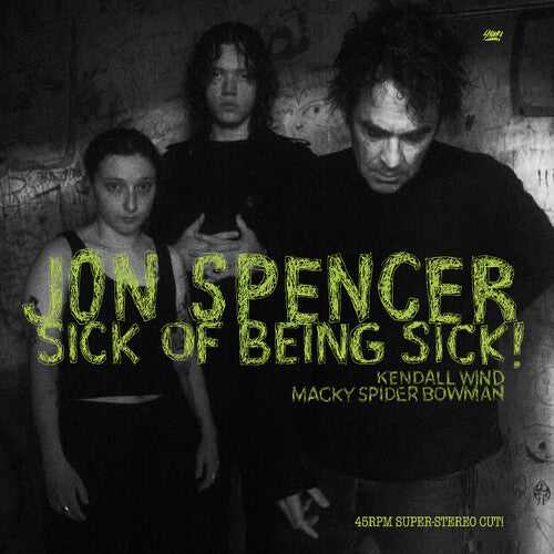Jon Spencer - Sick Of Being Sick! (Clear Vinyl) PRE-ORDER - Out 8/7/26