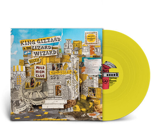 King Gizzard & The Lizard Wizard - Sketches of Brunswick East  (Injection Molded Pet Ecosonic Yellow Vinyl) PRE-ORDER - Out 10/2/26