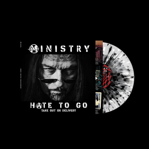 Ministry - Hate To Go: Take Out Or Delivery (Silver Black Splatter Vinyl) PRE-ORDER - Out 10/30/25