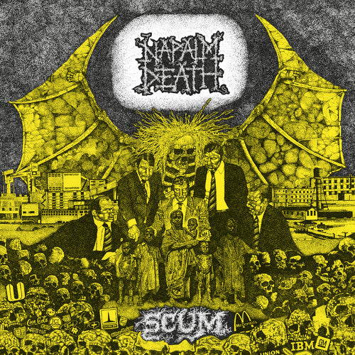 Napalm Death - Scum: 40th Anniversary (Black White Marble Vinyl) PRE-ORDER - Out 1/22/26