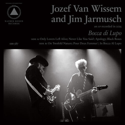 Jozef Van Wissem & Jim Jarmusch - Bocca di Lupo and Mouth of the Wolf (2LP, Clear White Vinyl) PRE-ORDER - Out 11/6/26