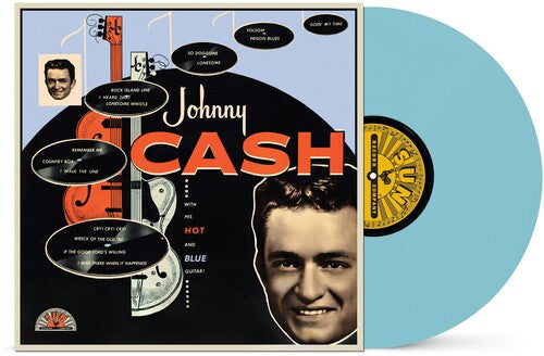 Johnny Cash - With His Hot and Blue Guitar (Blue Vinyl, Sun) PRE-ORDER - Out 10/16/26