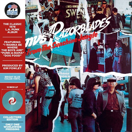 Venus And The Razorblades - Songs From the Sunshine Jungle (Limited Edition, Bright Blue Vinyl) PRE- ORDER - Out 11/27/26