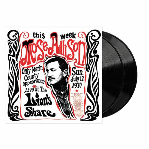 Mose Allison - Live at the Lion's Share July 12, 1970 (2LP, Vinyl) PRE-ORDER - Out 11/20/26