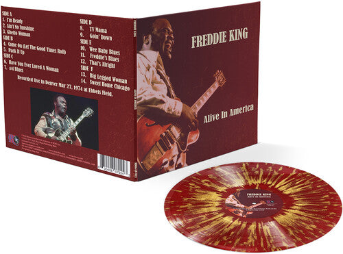 Freddie King - Alive in America (3LP, Gold Red Vinyl) PRE-ORDER - Out 12/4/26