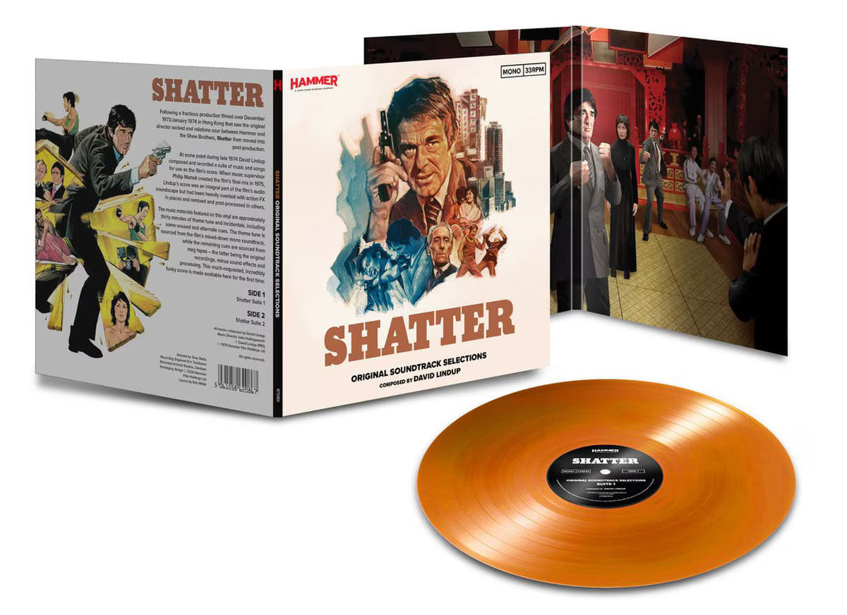David Lindup - Shatter: Original Soundtrack (Orange Vinyl, Hammer Films) PRE-ORDER - out 8/7/26