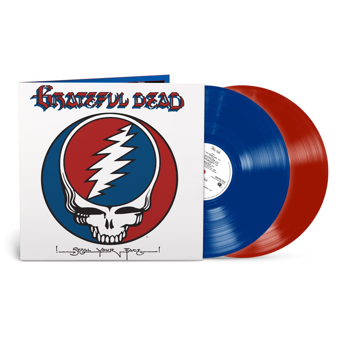 Grateful Dead - Steal Your Face 50th Anniversary (2LP, Grateful Red Stealie Blue Vinyl, Rhino Reserve Vinyl) PRE-ORDER - Out 7/24/26)