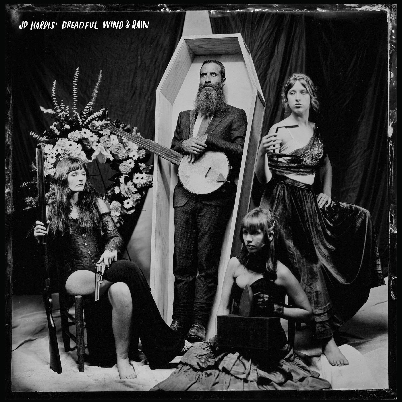JP Harris - Shaving A Dead Man (Clear Smoke Vinyl, Bloodshot) PRE-ORDER - Out 10/23/26