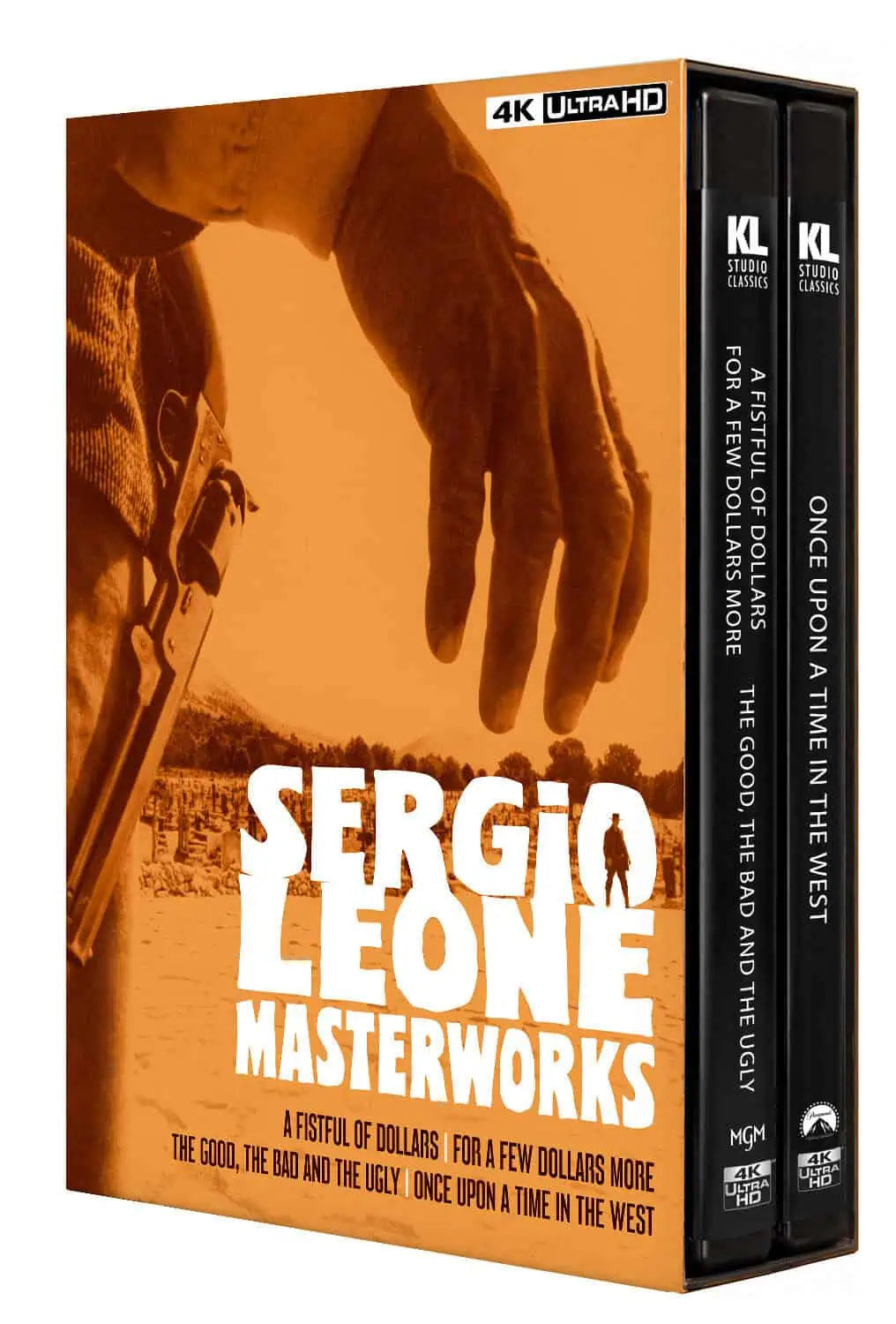 Sergio Leone - Masterworks (5 HD Ultra HD + 1 Blu-Ray Disc) PRE-ORDER - Out 11/27/26