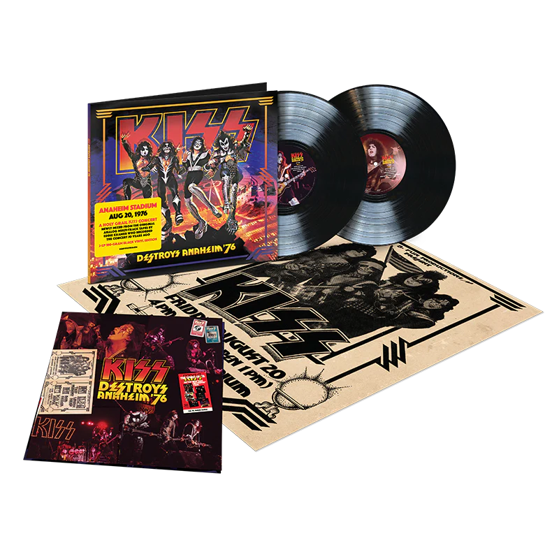 Kiss - Kiss Destroys Anaheim '76 (2LP, Vinyl) PRE-ORDER - Out 8/21/26