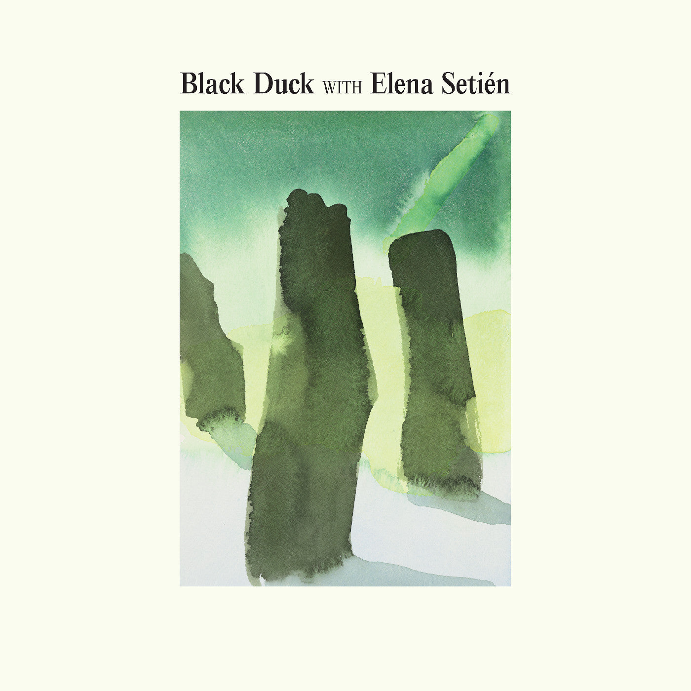 Black Duck With Elena Setién - Black Duck With Elena Setién (Coke Bottle Clear Vinyl, Thrill Jockey) PRE-ORDER - Out 8/28/26