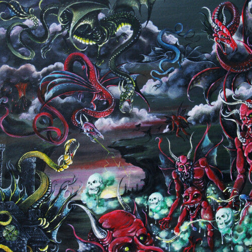 Daeva - Through Sheer Will & Black Magic... - Red/black sp (Vinyl)