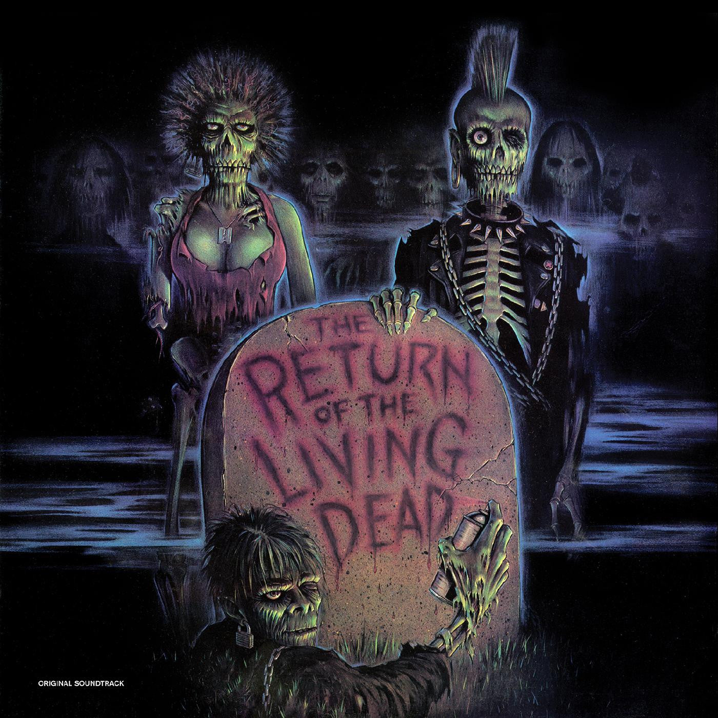 Various Artists (The Cramps, T.S.O.L., 45 Grave) - Return Of The Living Dead OST (Radioactive Green With Brown Tarman Splatter Vinyl) PRE-ORDER - Out 10/16/26