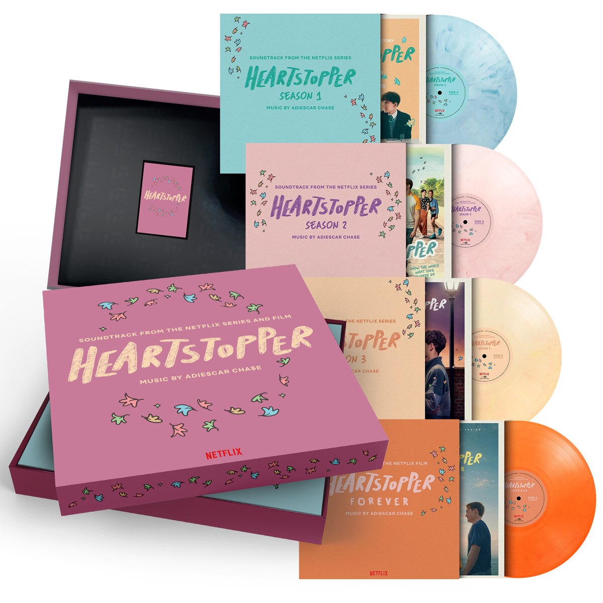 Adiescar Chase - Heartstopper OST (4LP Box, Booklet, A4 Art Cards, Diary) PRE-ORDER - Out 9/18/26