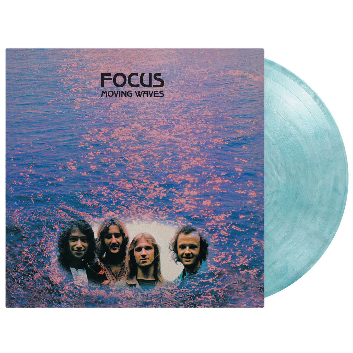 Focus - Moving Waves (Clear Silver & Blue Marbled Vinyl) PRE-ORDER - Out 9/11/26