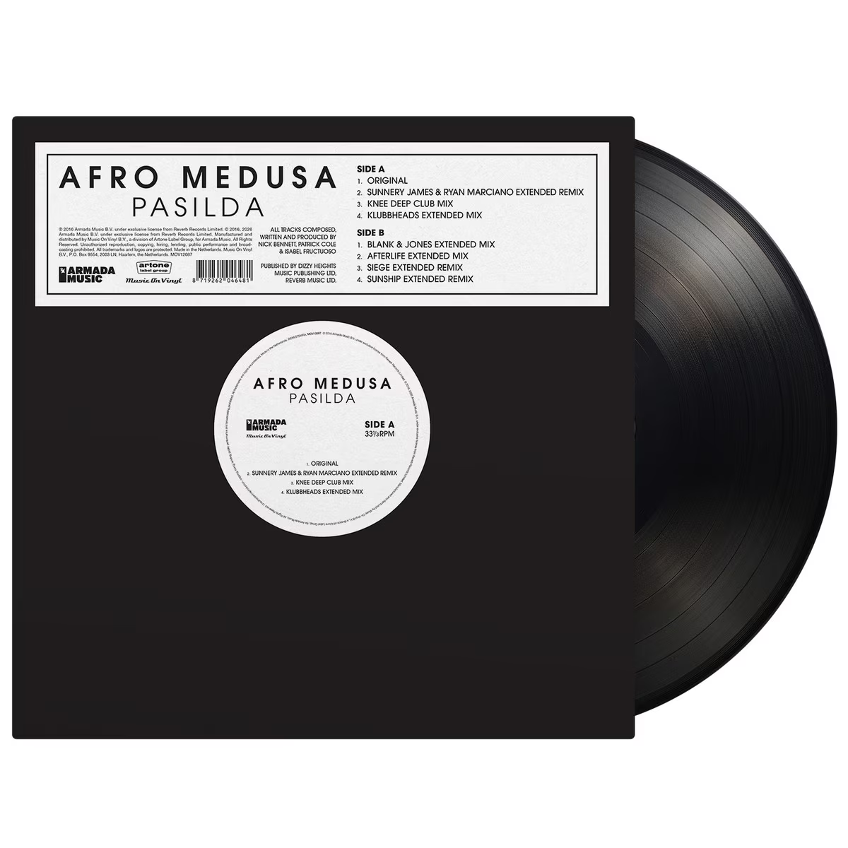 Afro Medusa - Pasilda (12" Vinyl EP) PRE-ORDER - Out 9/18/26