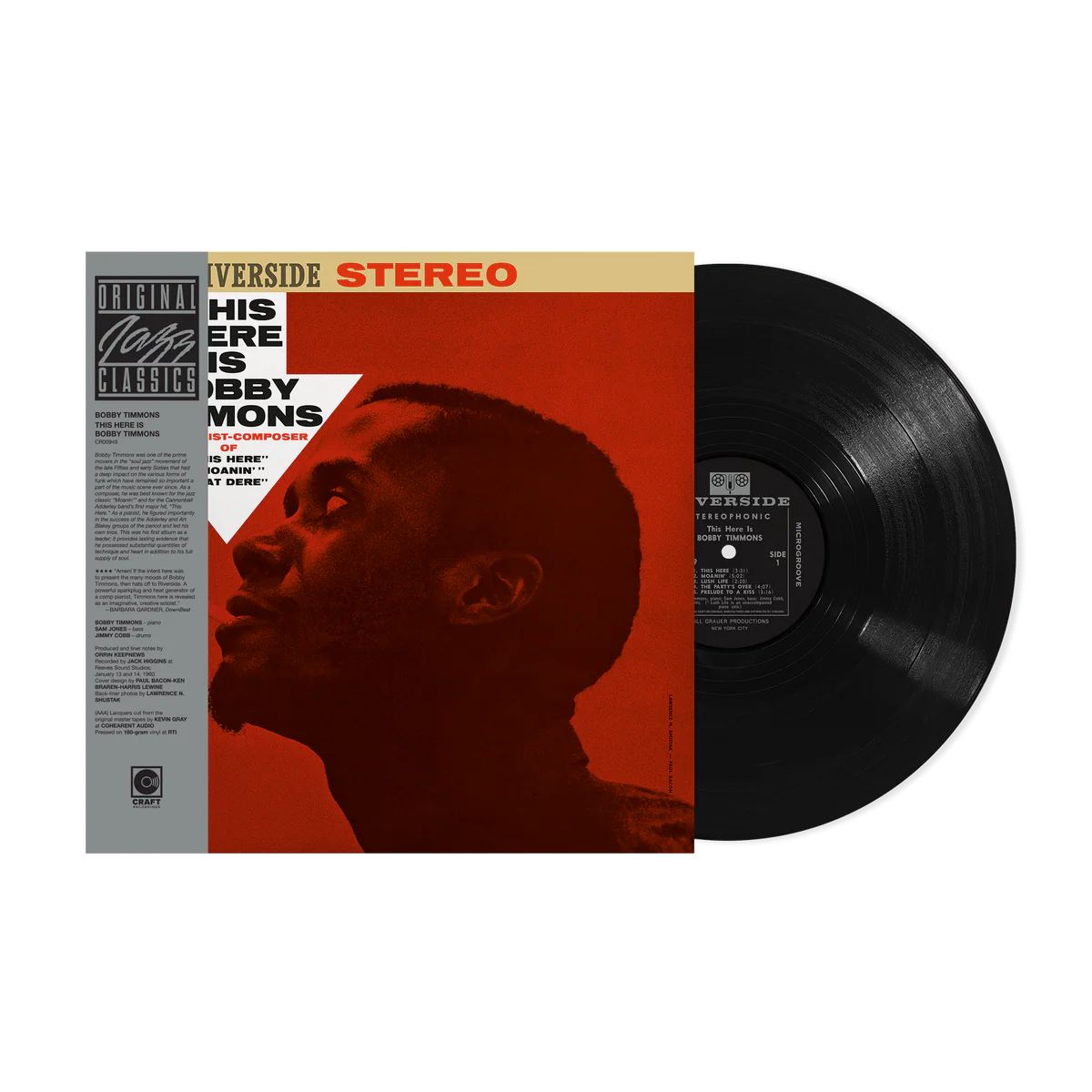 Bobby Timmons - This Here Is Bobby Timmons (Vinyl LP, Original Jazz Classics) PRE-ORDER - Out 7/17/26