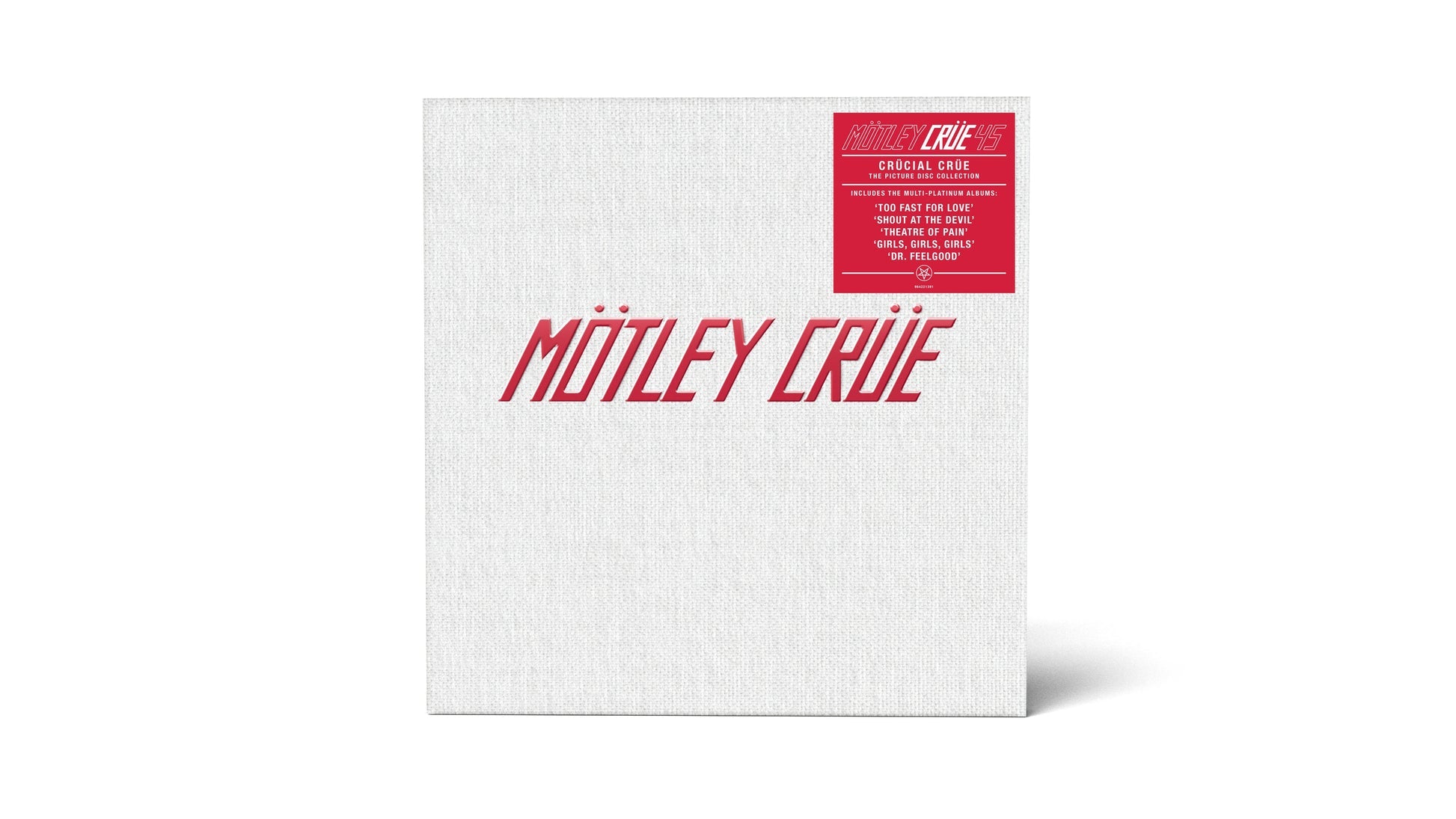 Mötley Crüe - Crucial Crue: 45th Anniversary (5LP Box Set Picture Disc Vinyl) PRE-ORDER - Out 7/10/26