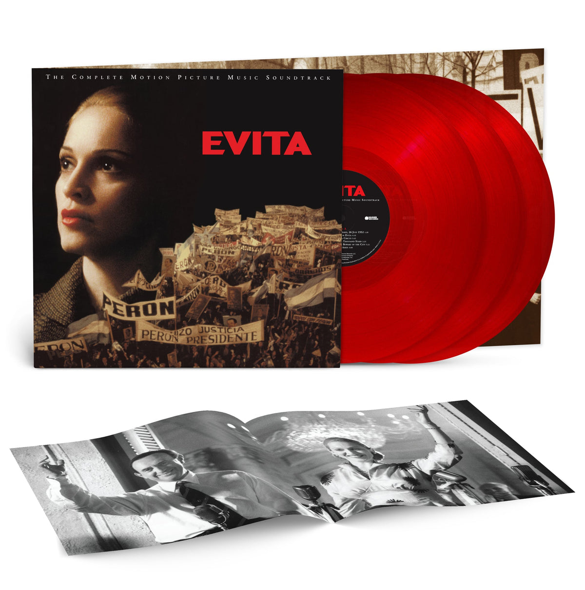 Madonna - Evita: 30th Anniversary Edition (Limited Edition, Deluxe Set 3LP, Translucent Red Vinyl) PRE-ORDER - Out 11/13/26