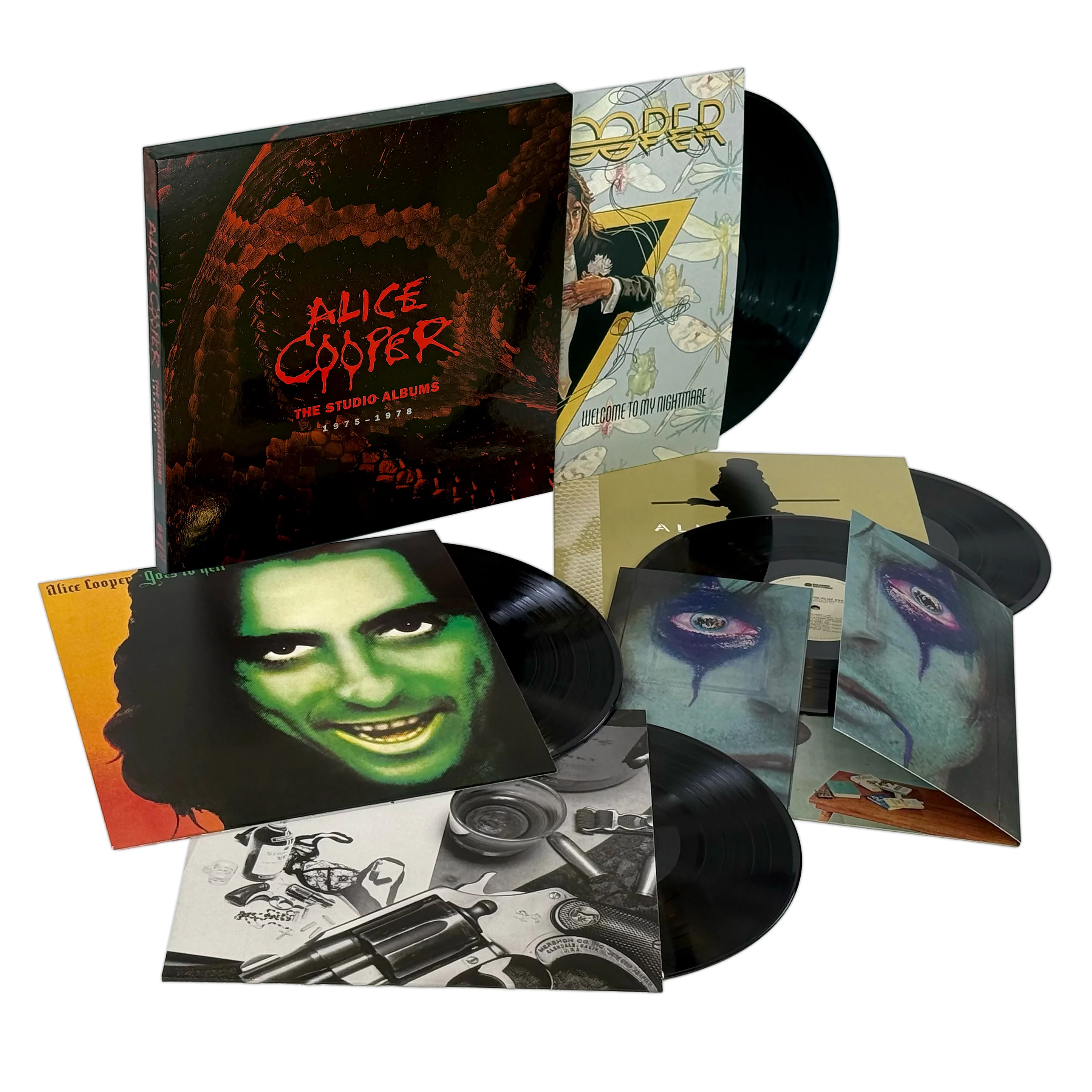Alice Cooper -  The Studio Albums 1975 - 1978 (5LP, Vinyl) PRE-ORDER - Out 7/31/26