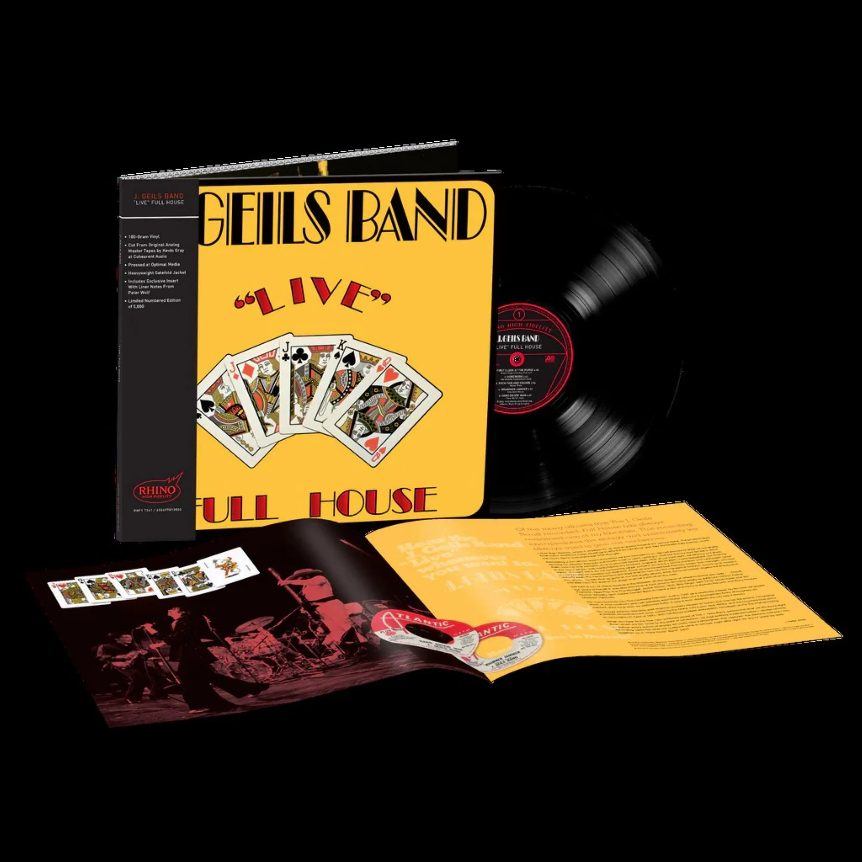 J. Geils Band - "Live" Full House (Vinyl LP) PRE-ORDER - Out 7/17/26
