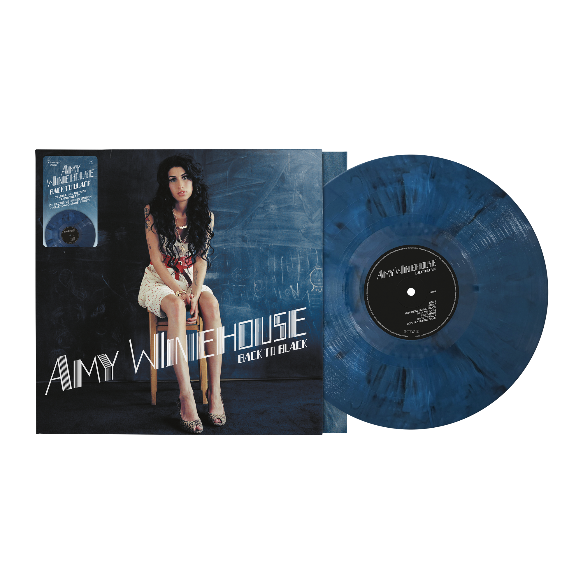 Amy Winehouse - Back To Black: 20th Anniversary Edition (Chalkboard Marble Vinyl) PRE-ORDER - Out 10/23/26