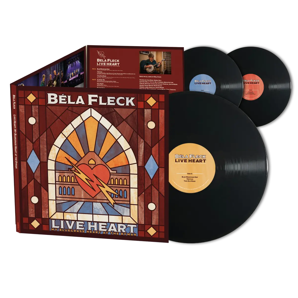 Béla Fleck - Live Heart: My Bluegrass Heart at the Ryman (3LP, Vinyl) PRE-ORDER - Out 10/16/26