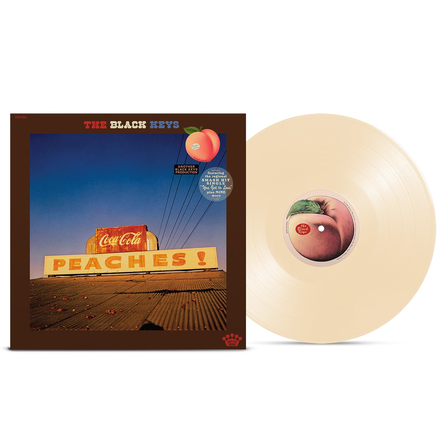 The Black Keys - Peaches! (Bone Vinyl, Scratch & Sniff Peach Sticker) PRE-ORDER - Out 5/1/26