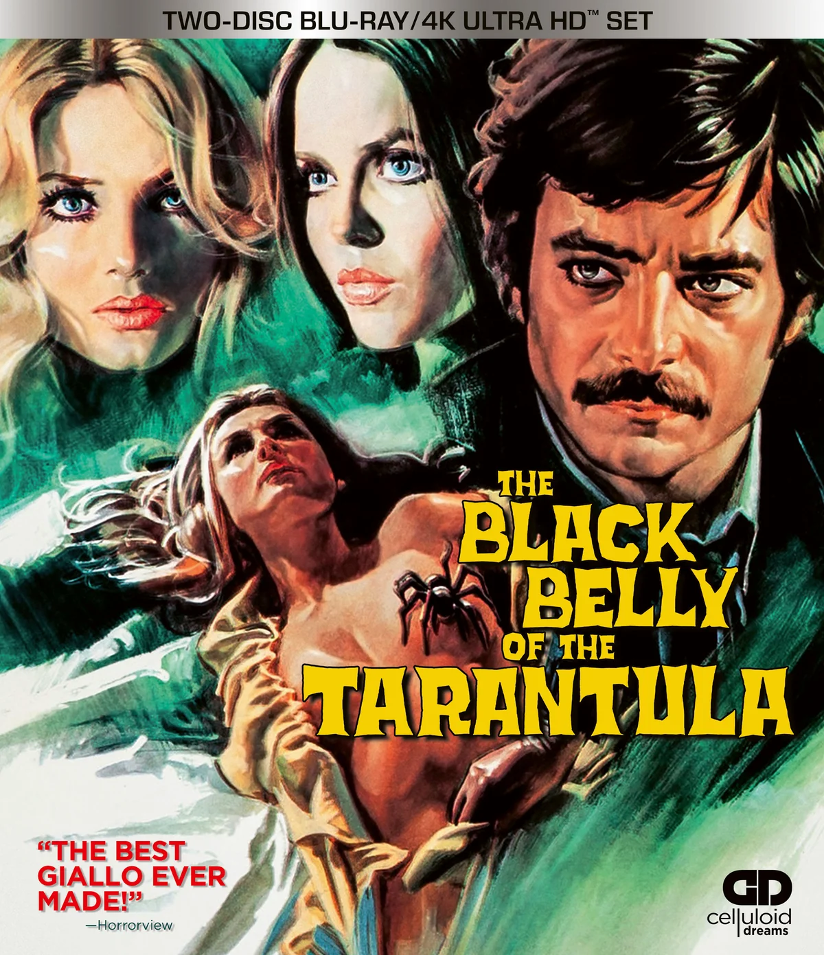 Paolo Cavara - Black Belly of the Tarantula (4K Ultra HD + Blu-ray) PRE-ORDER - Out 12/18/26