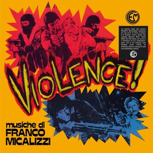 Franco Micalizzi - Violence! OST (Clear Vinyl LP, Italian Import) PRE-ORDER - Out 10/30/26