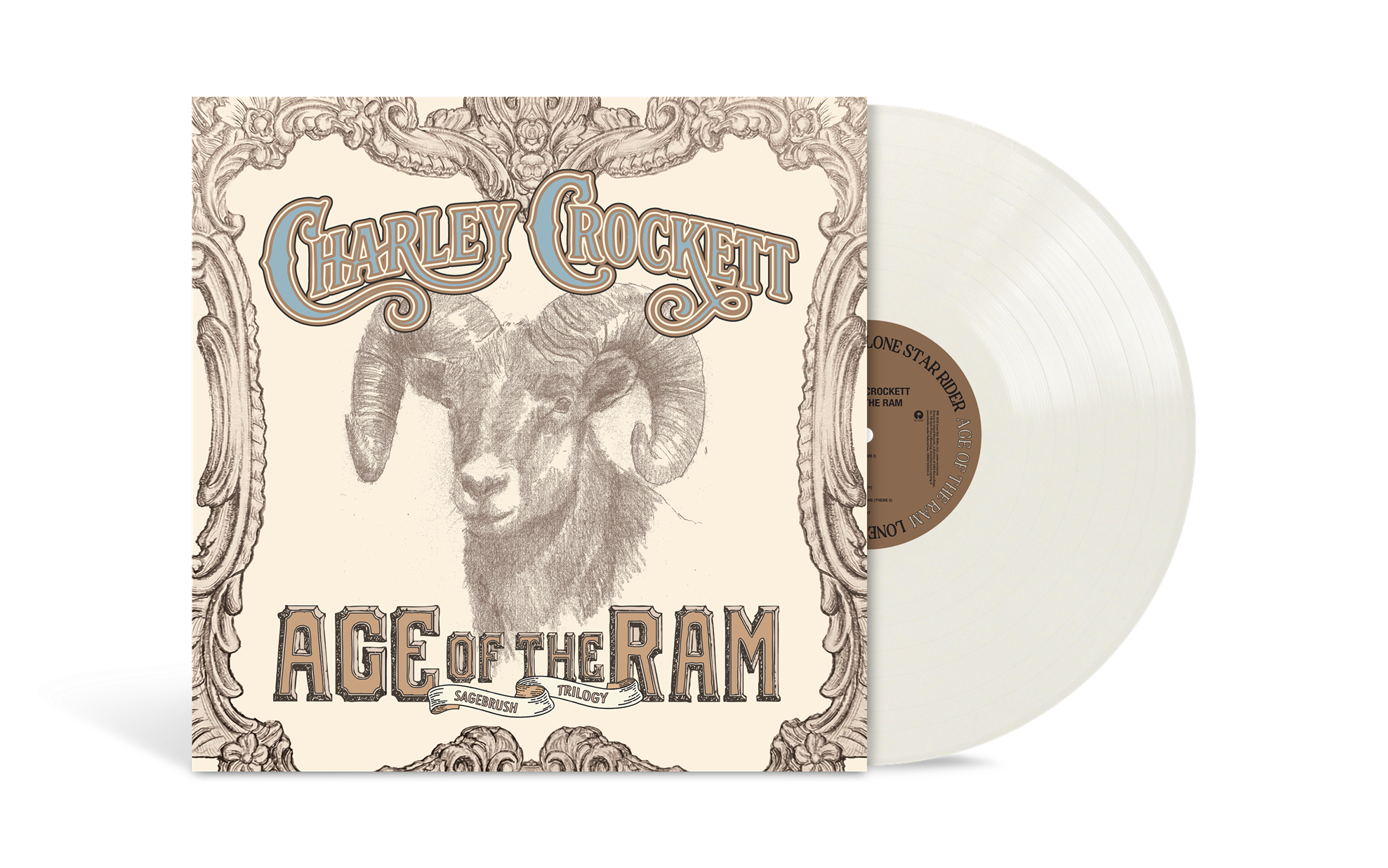 Charley Crockett, Age Of The Ram (Mesa White Vinyl) PRE-ORDER - Out 4/3/26