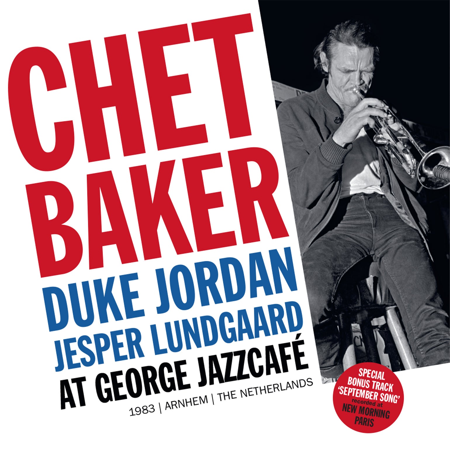 Chet Baker - At George Jazzcafé, 1983, Arnhem, The Netherlands (Blue Vinyl)