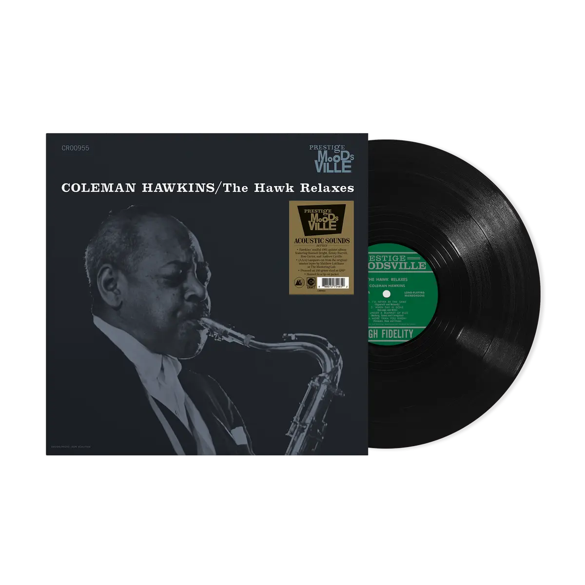 Coleman Hawkins - The Hawk Relaxes (Moodsville Acoustic Sounds Series Vinyl LP) PRE-ORDER - Out 9/18/26