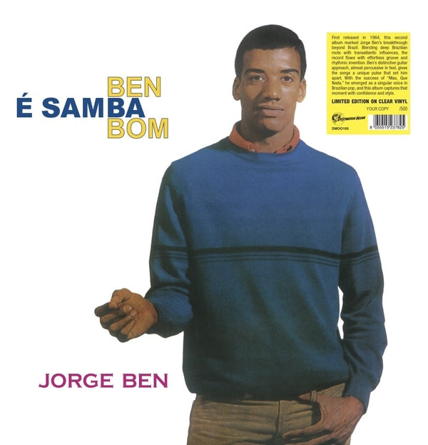 Jorge Ben - Ben E Samba Bom (Clear Vinyl, Limited Edition, Numbered, Italian Import) PRE-ORDER - Out 11/6/26