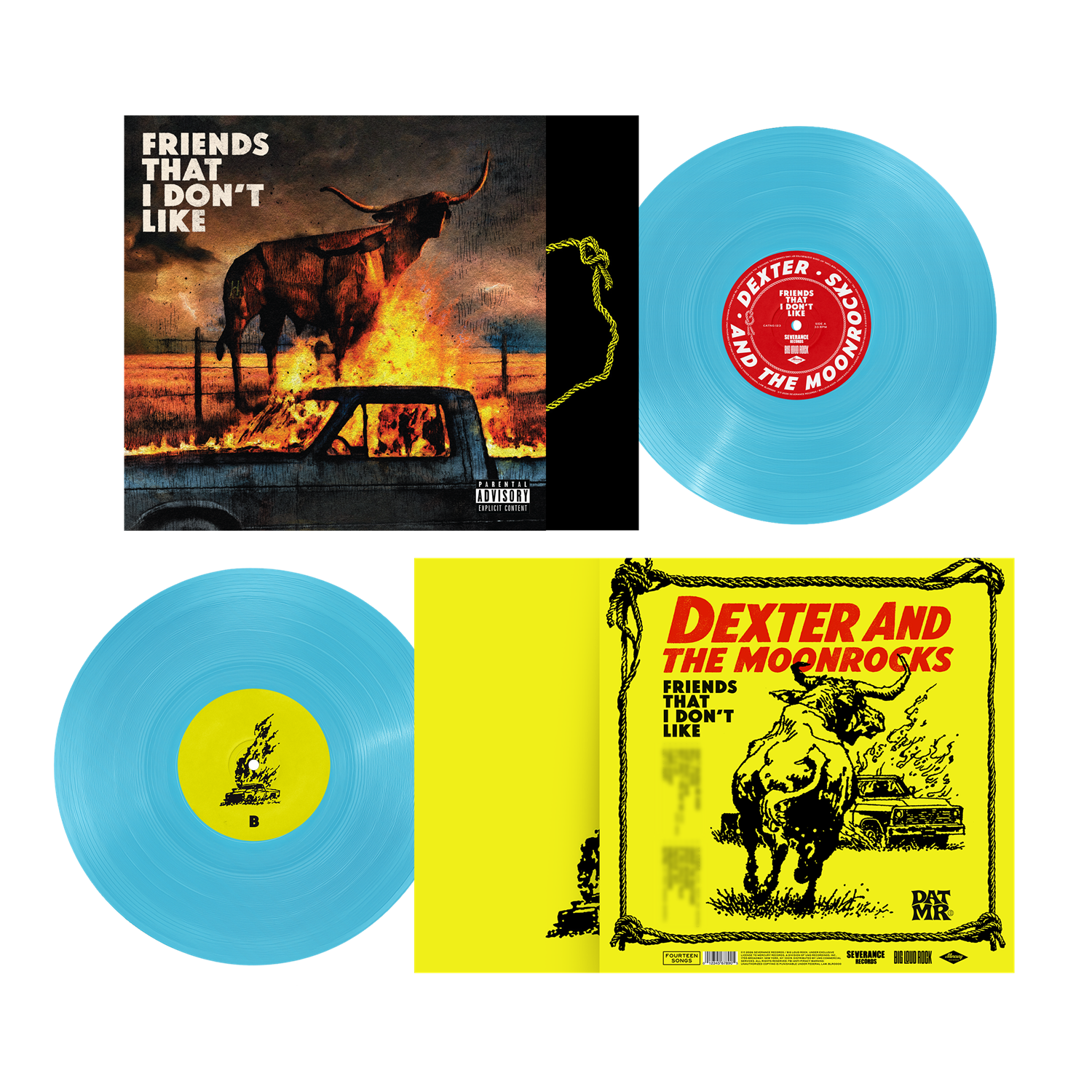 Dexter and the Moonrocks - Friends That I Don't Like (Blizzard Blue Vinyl) PRE-ORDER - Out 10/2/26