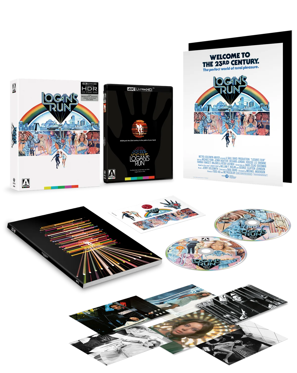 Michael Anderson - Logan's Run (Limited Edition, 2 Discs, 4K Ultra HD + Blu-Ray, Bound Book) PRE-ORDER - Out 12/18/26