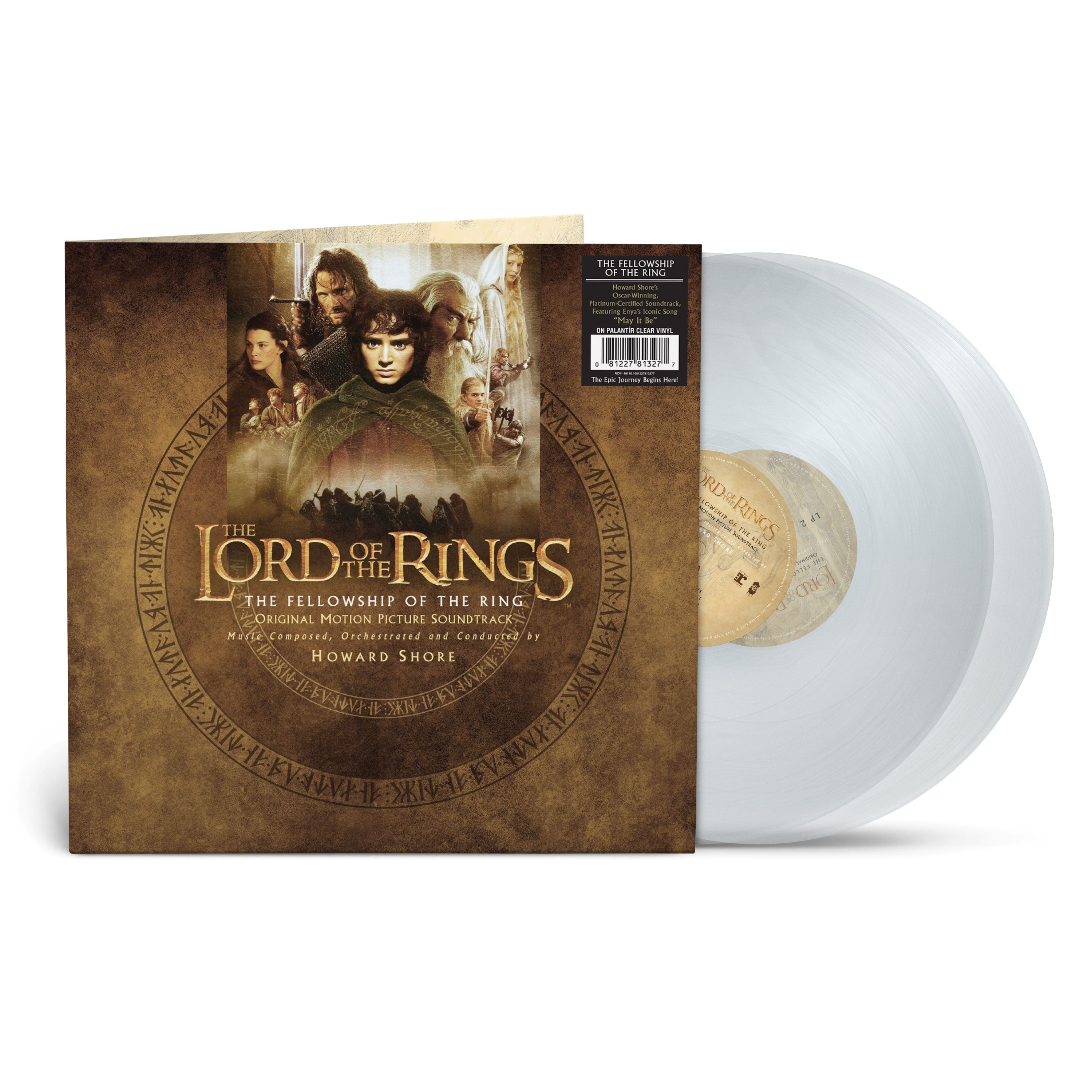 Howard Shore - Lord Of The Rings: Fellowship Of The Ring (2LP, Clear Vinyl) PRE-ORDER - 10/3/25