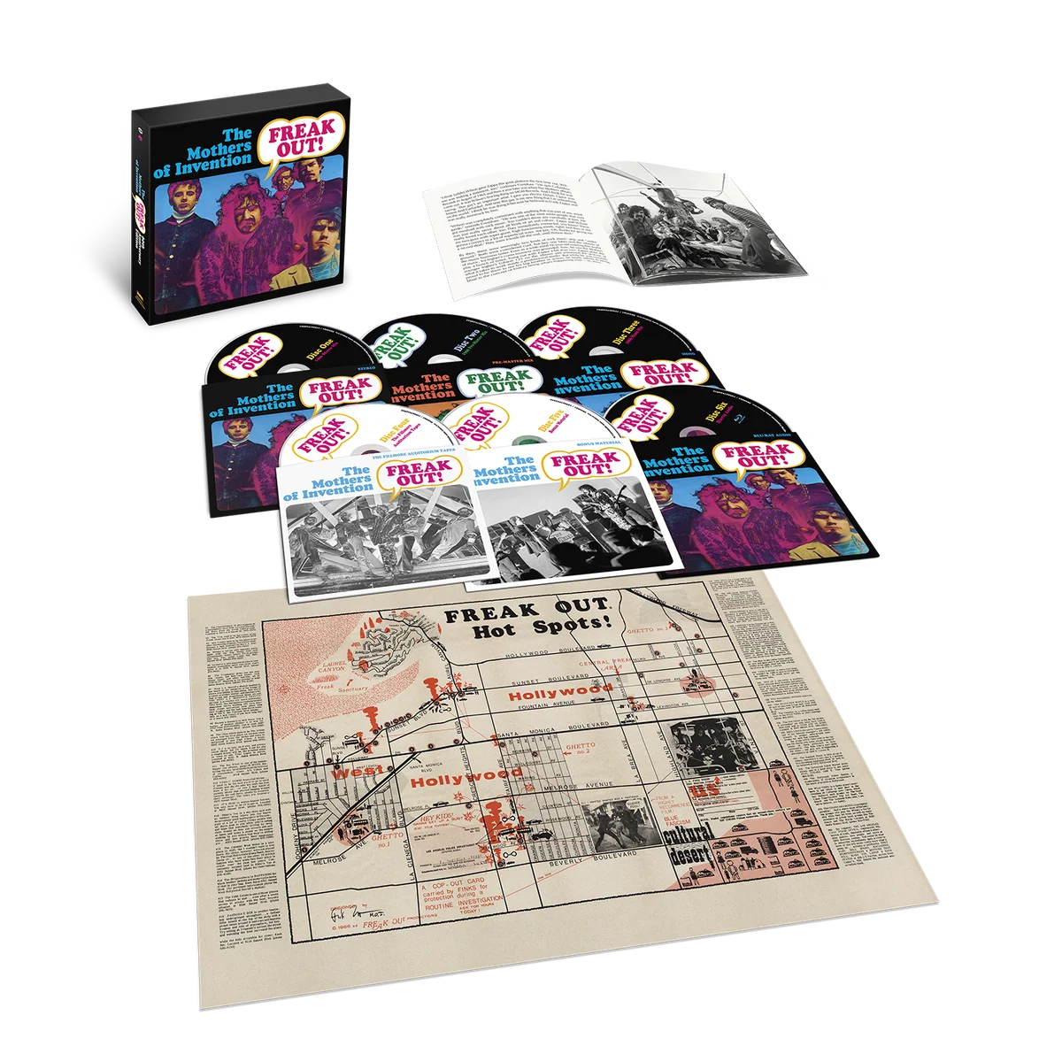 Frank Zappa The Mothers Of Invention - Freak Out: 60th Anniversary (5 CD, 1 Blu-Ray + Map) PRE-ORDER - Out 9/25/26
